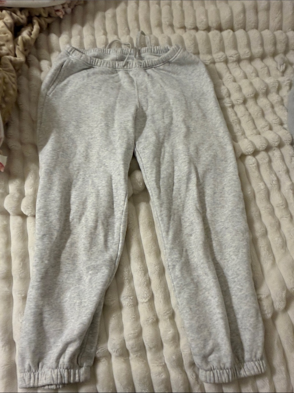 Hollister Light Grey Sweat Jogger Pants
